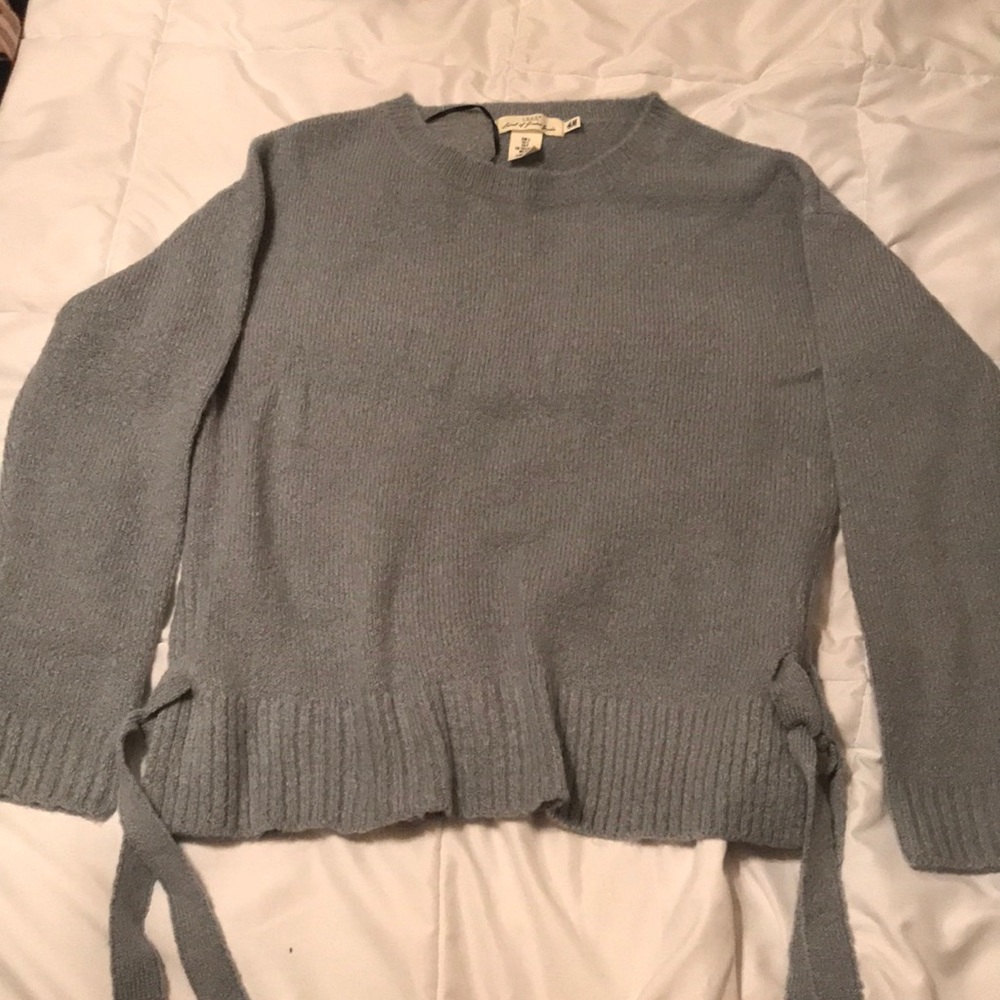 Blue grey sweater